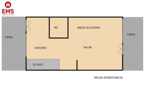 Apartament piętrowy z widokiem na jezioro Białe