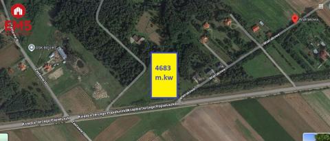 Na sprzedaż działka rolno-budowlana 4683 m2 w Chor