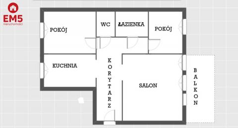 Dziesięciny 3 oddzielne pokoje