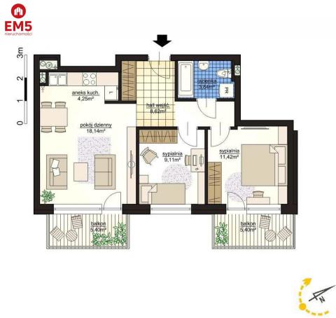 Apartament w słońcu