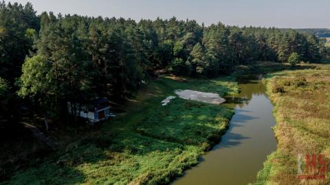 Domki rekreacyjne, działki nad Narwią