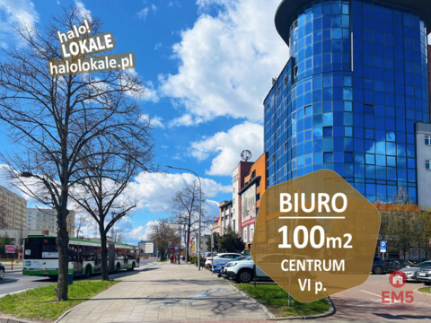 Biuro z widokiem na panoramę miasta