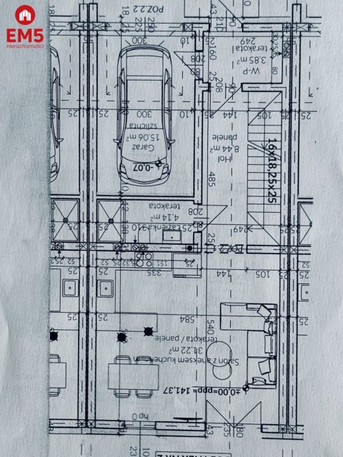 Nowoczesna szeregówka w Klepaczach.