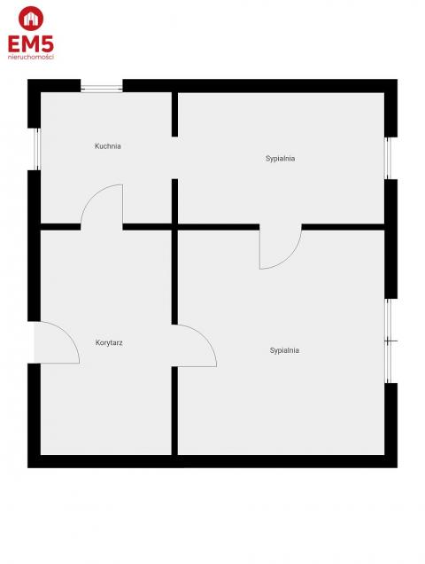 Urokliwy dom obok sadu