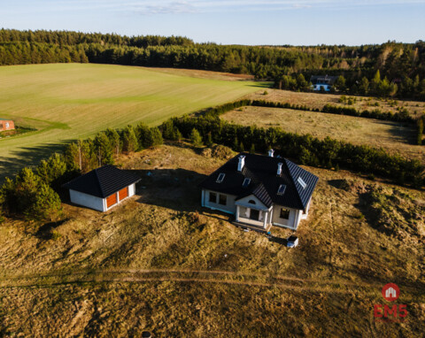Dom 190 m² w stanie surowym – duża działka 5000 m²