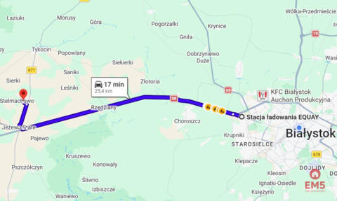 Bliźniak w spokojnej okolicy. Podlaskie.